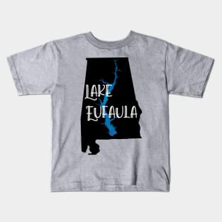 Lake Eufaula over Alabama Kids T-Shirt